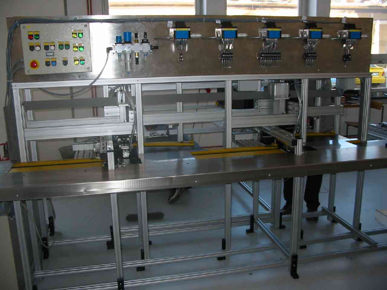 Automated line for final testing of relays